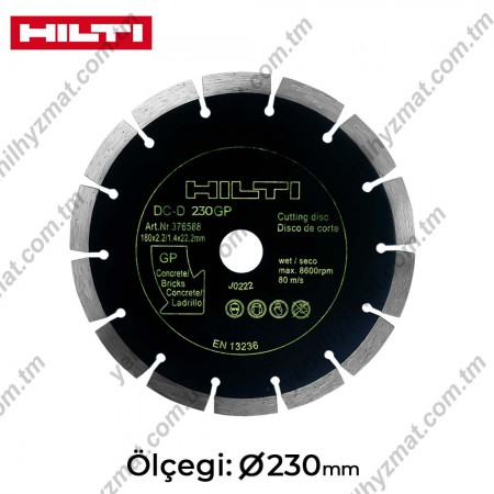 Disk kafel (granit) kesiji "HILTI" 230mm (gara)