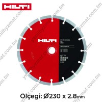 Disk kafel (granit) kesiji "HILTI 230mm (gyzyl)