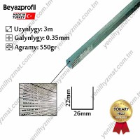 U Profel 0.35mm (550gr) "BEYAZPROFIL"