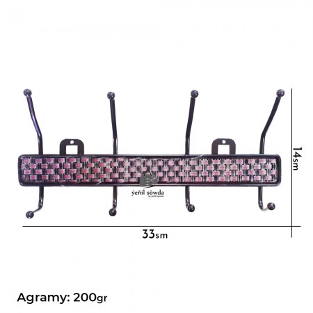 Esik asylyan 4-li (gonur)