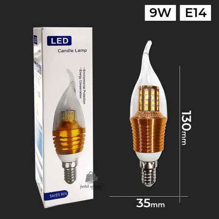 Lampa led sem 9w E14 ak