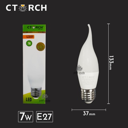 Lampa led "CTORCH" lyustra sem 7w E27 (ak)