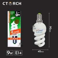 Lampa spiral "CTORCH" (econom) 9w E14 (ak)