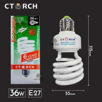 Lampa spiral "CTORCH" (econom) 36w E27 (ak)