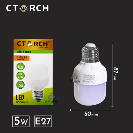 Lampa led "CTORCH" T-bulb 5w E27 (ak)