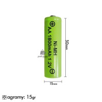 Akummulyator batarey 1800mah 1.2V