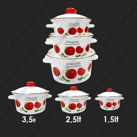 Kastryul toplumy 3-li (Tomato)