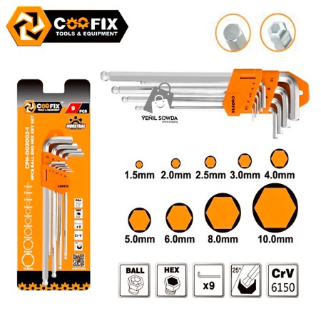 6 grannik "Coofix" 9 sany (aralyk)