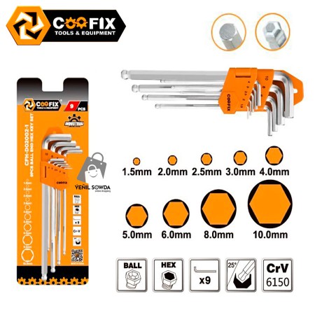 6 grannik "Coofix" 9 sany (gysga)