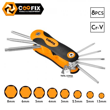 6 grannik cakgy "Coofix" 8-li (1,5-10mm)