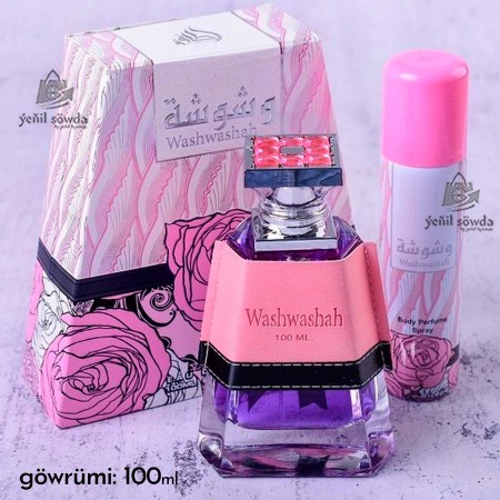 Parfyum "Washwashah" 100ml+sprey zenanlar ucin