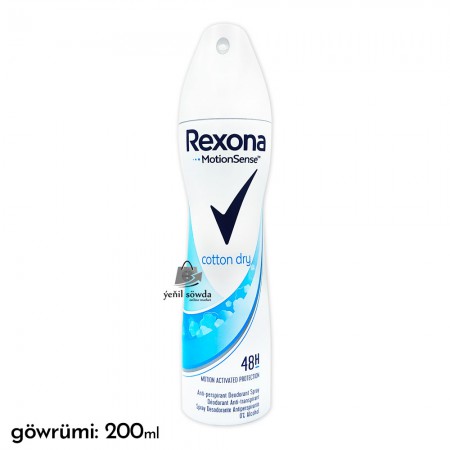 Antiperspirant "Rexona" (cotton dry) zenanlar ucin