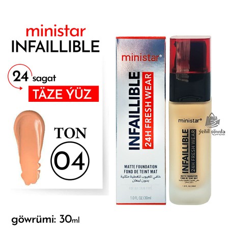 Tonalny krem "Ministar" (Infaillible) N04 (30ml)