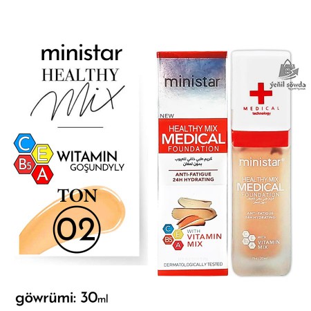 Tonalny krem "Ministar" (Medical) N02 (30ml)