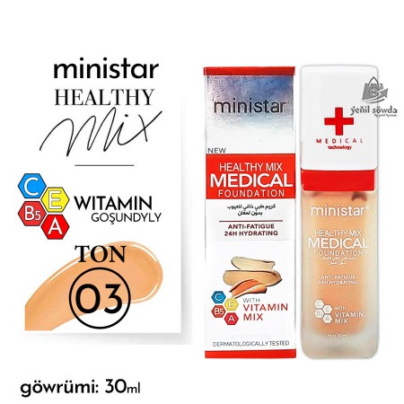 Tonalny krem "Ministar" (Medical) N03 (30ml)