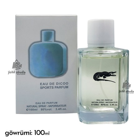 Parfyum "Lacoste sports" erkekler ucin 100ml (ak)