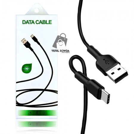 USB kabel TYPE-C "Wolf6" (gara)