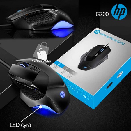 Mouse "HP" igrawoy G200 USB-li (gara)