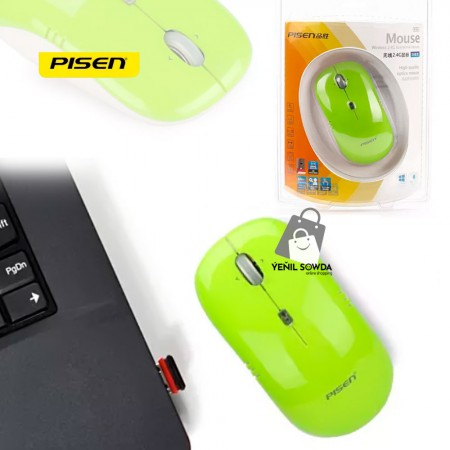 Mouse "Pisen" F100 (simsiz) 2.4G