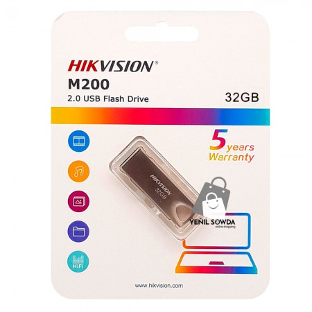 Fleska "Hikvision" (M200) metal 32GB USB2.0