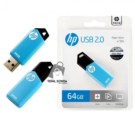 Fleska "HP" (v150w) 64GB USB 2.0