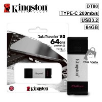 Fleska Kingston (DT80) 64GB USB3.2 TYPE-C 200mb/s