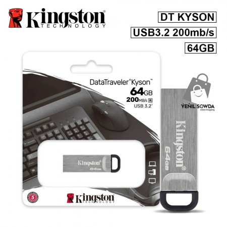 Fleska "Kingston" DT KYSON 64GB USB3.2