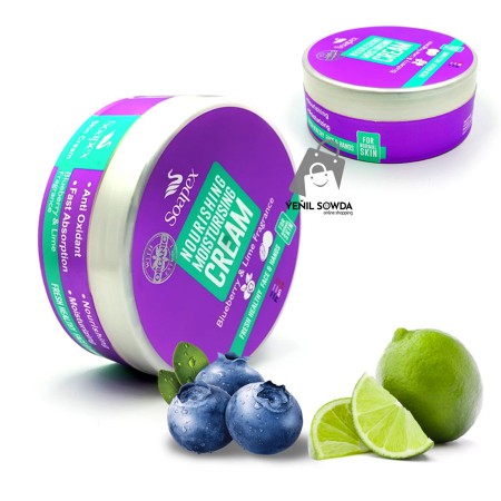 Yuz krem "Soapex" Blueberry & Lime fragrance 220g