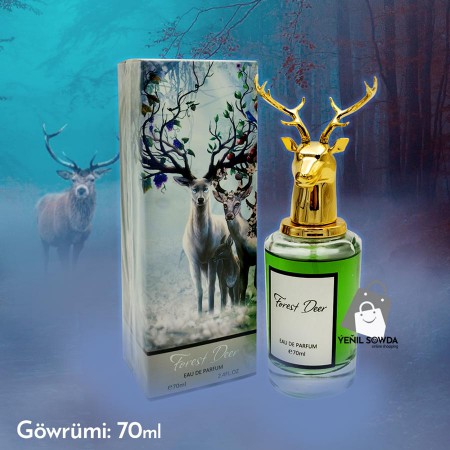 Parfyum "Forest Deer" (yasyl) zenanlar ucin 70ml