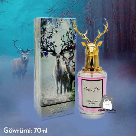 Parfyum "Forest Deer" (gulgune) zenanlar ucin 70ml