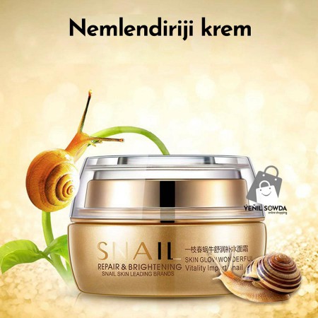 Yuz yygyrdyna garsy krem "Snail" 50gr