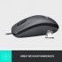 Mouse "Logitech" M100 USB-li (nikel)